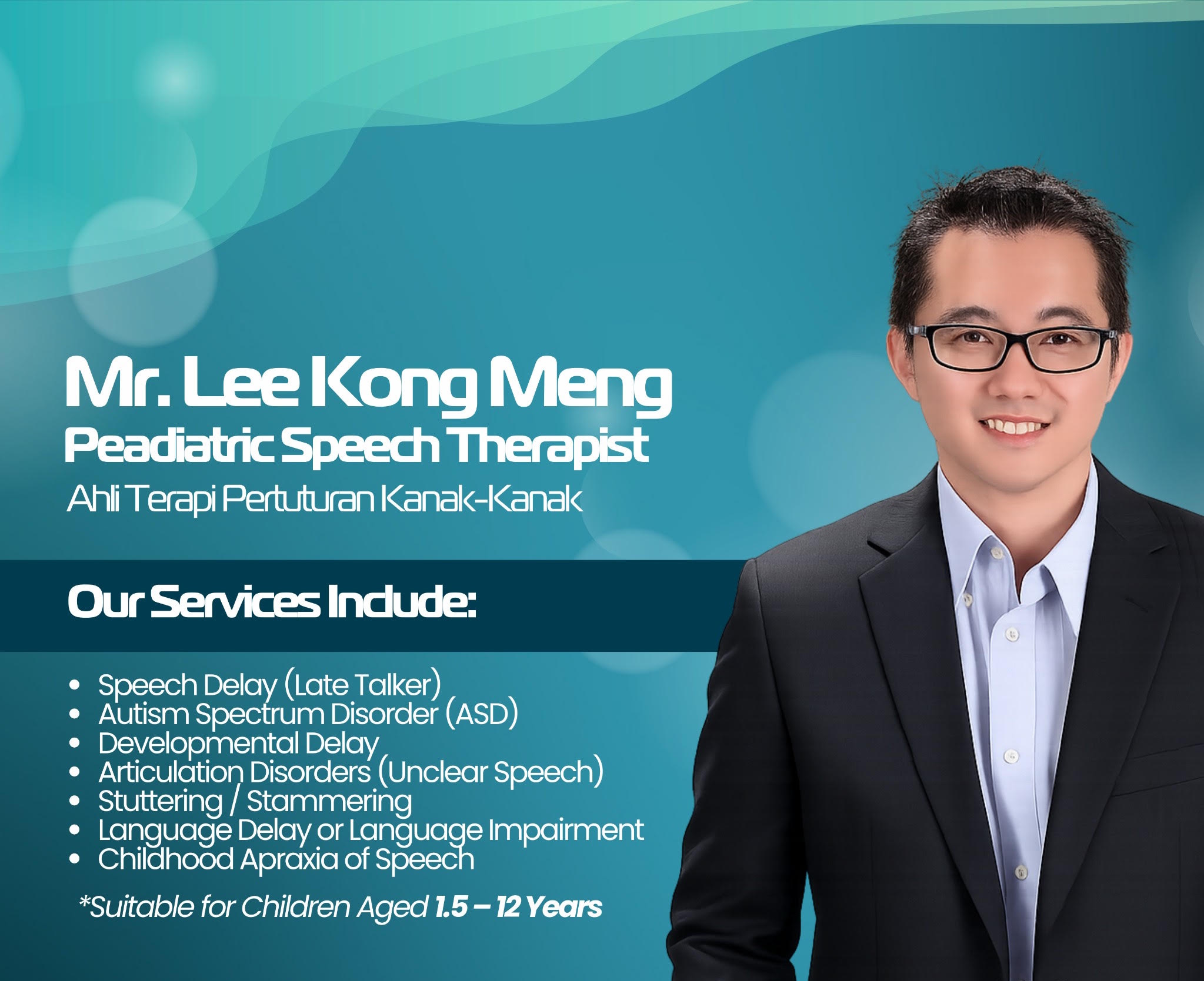 CV of Speech Therapist Lee Kong Meng